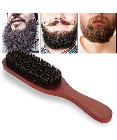 Tyenaza Facial Hair Grooming Brush for Men | Boar Bristle Beard Styling & Cleaning Tool - Essential for Grooming - Buy Online on GoSupps.com