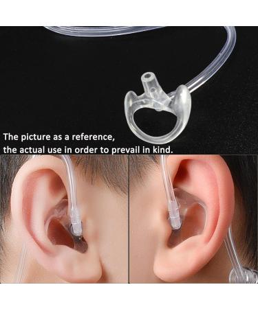 HYS 9 Pairs Flexible Ear Insert Earmold Replacement Tips for Surveillance Earpieces - Ideal for Law Enforcement - Buy Online on GoSupps.com