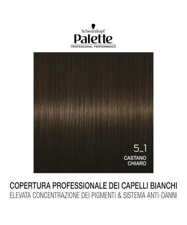 Palette Professional Performance 5.1 Castano Chiaro Hair Color - 1 Piece (1 Pack) for International Shipping - Buy Online on GoSupps.com