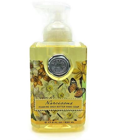 Michel Narcissus Foaming Luxury Shea Butter Hand Soap Orchids in Bloom 1 Pack