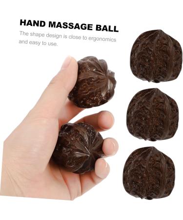 HAPINARY 6-Piece Health Ball Set | Wooden Hand Massager & Craft Ornament for Relaxation & Therapy - Buy Online on GoSupps.com