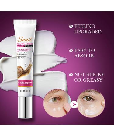 SADOER Brand Franchises Eyecream2 Eye stick antiaging eye cream snail eye cream eye brightener for cooling eye balm against dark circles and puffiness improves dryness 1 - Buy Online on GoSupps.com