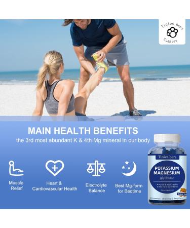 Potassium & Magnesium Gummies 500mg Sugar-Free | Vegan Pectin | Non-GMO, Gluten-Free | for Adults & Kids - Buy Online on GoSupps.com