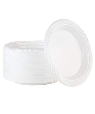 100 Count Disposable 6 Inch White Plastic Dessert Plates 100 6 Inch Plates - Buy Online on GoSupps.com