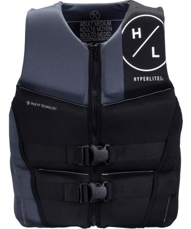 Hyperlite Prime CGA Mens Wakeboard Vest Black/Grey X-Large