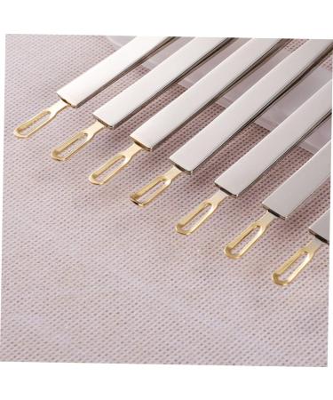 Minkissy 3-Set Stainless Steel Eyebrow Tweezers & Clips | Precision Hair Removal Tools for Perfect Brows - Buy Online on GoSupps.com