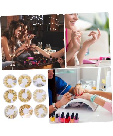 Healeved 18 Boxes Nail Art Accessories Body Art Home Accents Decor Nail Art Decorations Nail Rivet Studs Nail Accessories Rivets for Metal Hair+braiding+tools Manicures Decoration Japanese - Buy Online on GoSupps.com