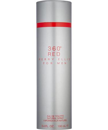 Perry Ellis 360 Red for Men 3.4 fl oz EDT - Masculine Fragrance in Gray Bottle - Buy Online on GoSupps.com