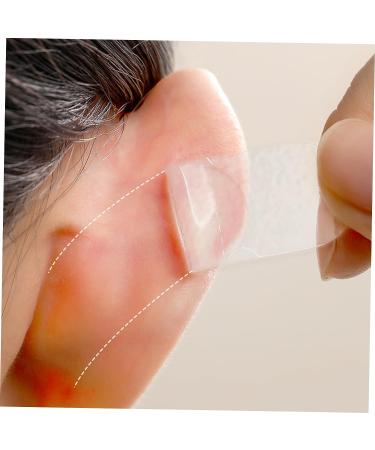 COHEALI 60pcs Elf Ear Stickers - Silicone Vertical Ear Tape for Small Face Orthotics - Transparent 3.7x1.6cm - Buy Online on GoSupps.com