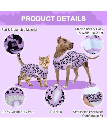 Kuoser Dog Body after Surgery | Breathable & Anti-Licking Relief for Dogs & Cats - XS Purple - Buy Online on GoSupps.com