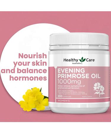 Healthy Care Evening Primrose Oil 1000mg 200 Capsules - Buy Online on GoSupps.com
