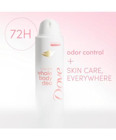 Dove Whole Body Deodorant Cooling Spray Raspberry & Rose Aluminum Free 4oz - Buy Online on GoSupps.com
