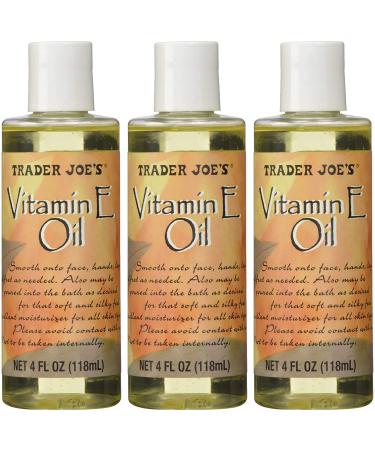 Trader Joe's Vitamin Oil E 4 Fl Oz (Pack of 3)