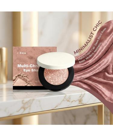 Fard Paupi res Multichrome Teinte Skin Ombre Paupi res Iris e Effet Changeant Subtil Fini Naturel Lumineux Fard Paupi res Poudr Press Mono pour Maquillage de Jour et de Nuit 3 5 g (1pcs) - Buy Online on GoSupps.com