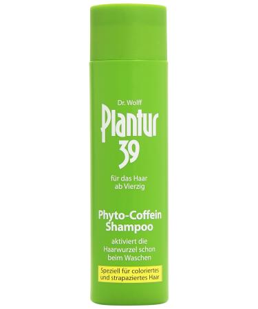 Plantur 39 Plantur 39 Phyto-caffeine shampoo especially for colored and damaged hair caring shampoo to prevent menopausal hair loss 1 x 250 ml