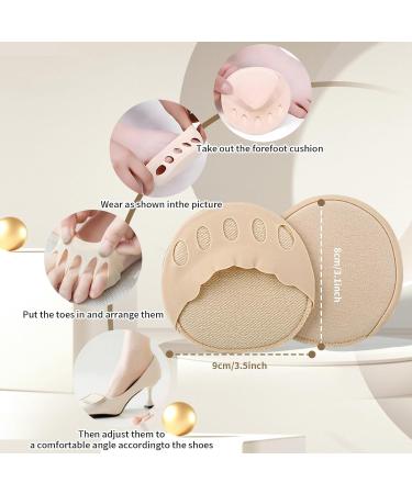 2 Pairs Metatarsal Pad Foot Cushions - Soft Forefoot Pads for Comfort & Support | 4 Skin Tones Available - Buy Online on GoSupps.com