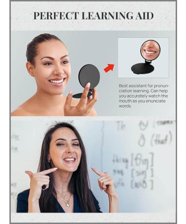 Getinbulk Compact Mirror Bulk Set of 24 - Round Makeup Mirror for Purse (White) | Pack of 24 - Buy Online on GoSupps.com