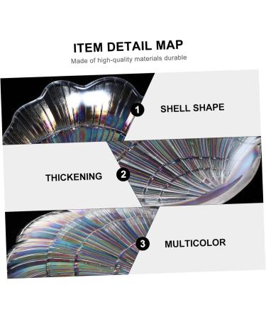 Didiseaon 2 Stks Manicure Makeup Kleurenpalet Nail Board Nail Art Plate Transparent - Buy Online on GoSupps.com