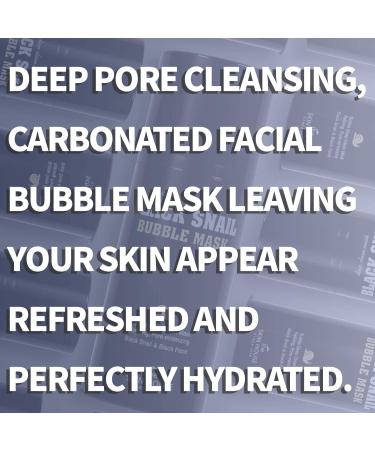 The Skin House Black Snail Bubble Mask 100ML - Pore-Control Oil Control Paraben-Free 2-in-1 Cleanser | Korean Skincare - Buy Online on GoSupps.com