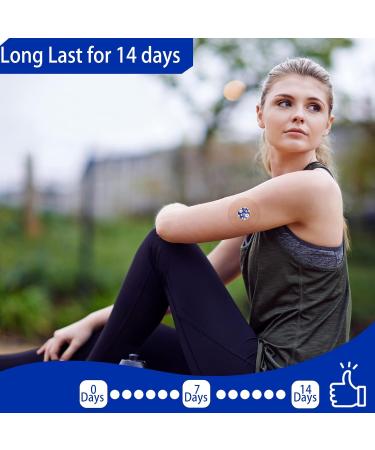Freestyle Sensor Stickers & Libre 3 Covers - Waterproof Adhesive Patches- 40 Pack Floral Design - Hypoallergenic & Latex-Free - Long Lasting 14 Days - Buy Online on GoSupps.com