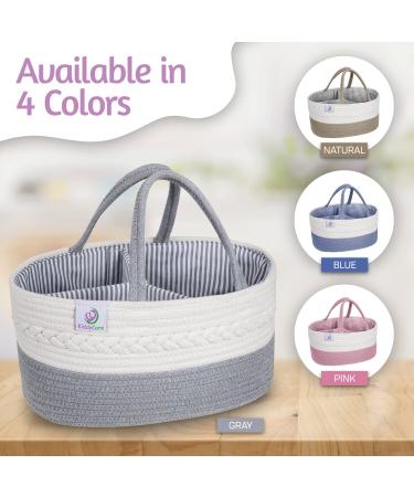 Kiddycare Diaper Caddy Organiser Grey Regular Size Gray Regular - Buy Online on GoSupps.com