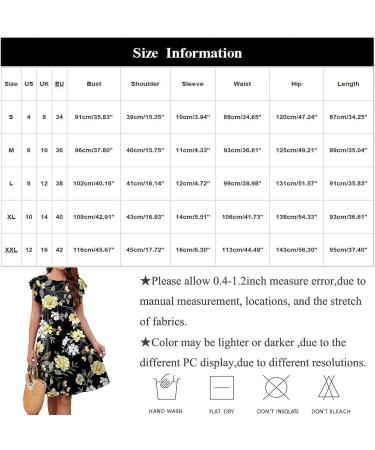 ZEKPEGAN Women's Summer Babydoll Dress - Casual Short Sleeve Ruffle Pleated Flowy Boho Beach Mini Sundress | Medium A-White 2023 - Buy Online on GoSupps.com