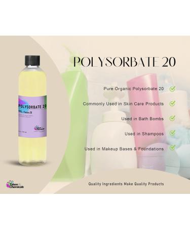 Polysorbate 20 Cosmetic Grade - 472 mL Liquid Solubilizer & Emulsifier for Skin Care | Talsen Chemicals - Buy Online on GoSupps.com
