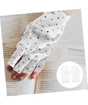minkissy 8 Pairs Nail Gloves Protection Gloves for Manicures Gel Manicure Uv Gloves Uv Gloves for Gel Manicures Uv Lamp Glove for Gel Nails Pattern Polyester - Buy Online on GoSupps.com