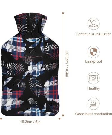 Flower Hot Water Bottle with Plush Cover - Ideal Hand Warmer for Adults & Kids | 26.5x15.3cm - International Shipping Available - Buy Online on GoSupps.com