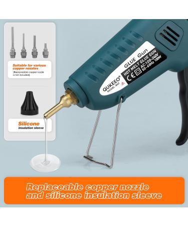 100 Watt Hot Glue Gun Kit with 30 Sticks - Full Size Green Glue Gun Set - Buy Online on GoSupps.com
