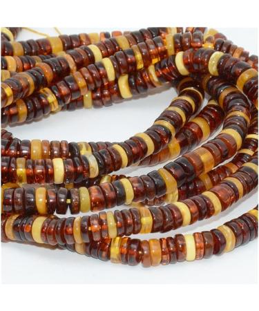 Healing Mineral Stone Natural Baltic Dark Congac Amber+Milky/Honey Amber Irregular Heishi Beads 7mm-7.2mm Chakra Balance Gemstone Decoration (Size : 7mm-7.2mm) - Buy Online on GoSupps.com