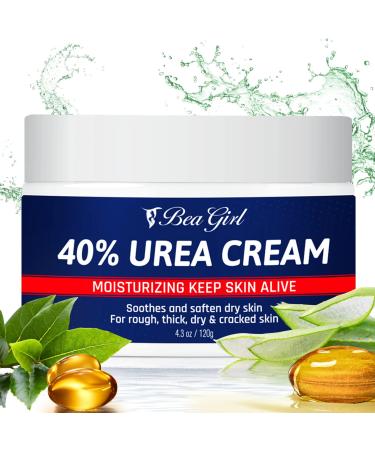 Urea Cream 40 Percent for Dry Cracked Feet Intensive Foot Repair & Callus Remover Cream Therapeutic Cracked Heel Repair Deeply Moisturizes & Softens Skin  Effectively Revitalized the Skin of Feet