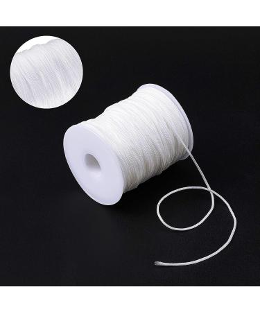 100 Yards 1.5mm White Nylon Braided Lift Shade Cord Roll with Wood Pendant Kit - Window Blinds & Roman Shade Repair - Buy Online on GoSupps.com
