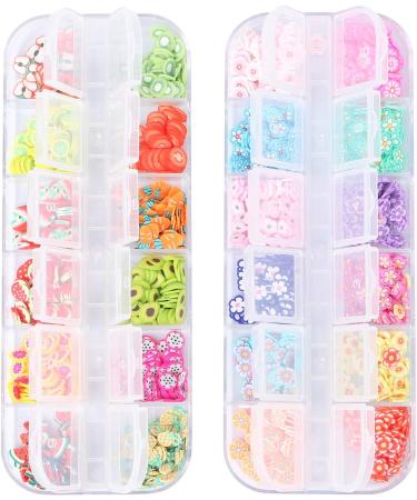 Beaupretty 3D Fruit Polymer Nail Art Slices - Colorful Clay & Crystal Flower Sequins - DIY Nail Art Tools - Buy Online on GoSupps.com