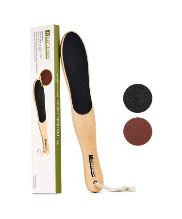 JJ Autumn Professional Pedicure Foot File Callus Remover with Double Sided Foot Scrubber for Dry and Wet Feet | Coarse & Fine Two-Sided Scraper | Foot Scraper for Dead Skin | Spa Quality Foot Filer Feet Rasp | Gentle & Fri - Buy Online on GoSupps.com