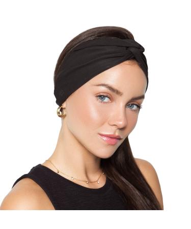 Mixiba Bluetooth Headband for Women Wireless Headband Headphones for Yoga Headband Headphones for Running Headband Bluetooth Headphones for Work Headband with Bluetooth Headphones for Sport Black