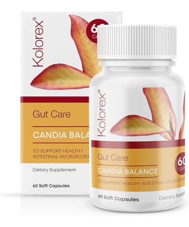 Kolorex Gut Care Candida Balance 60ct - Advanced Candida Care Supplement - Buy Online on GoSupps.com