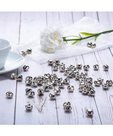 300 Bulk DIY Christmas Jingle Bells for Home Decoration - Silver 0.5 inch - Buy Online on GoSupps.com