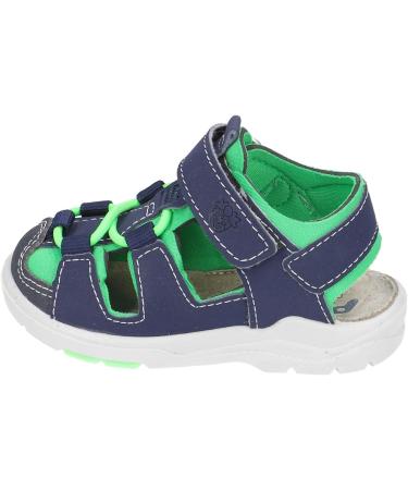 Ricosta Gery M 61 Boys' Sandals 4.5 UK Child Nautic Neon Green Blue | Comfortable and Stylish - Buy Online on GoSupps.com