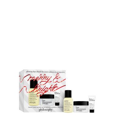 philosophy dose of wisdom bouncy skin reactivating facial serum - with hyaluronic acid vitamin C & a patented vitality booster - delivers skin that is bouncy plumped & radiant in one week 0.33 Ounce (Pack of 3)