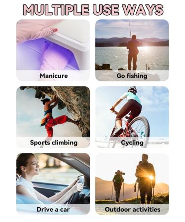 Kalolary Anti UV Gloves for Nail Lamp UPF50+ UV Protection Gloves for Manicure Nail Art Fingerless UV Shield Gloves for Women Girls Gel Manicures (Pink) - Buy Online on GoSupps.com