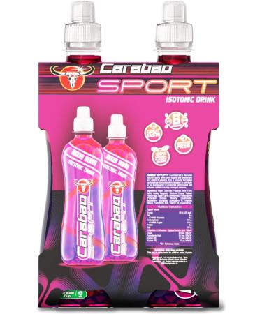 Carabao Sport Energy Drink Mixed Berry 4 x 500ml Bottles Case Isotonic Electrolytes No Aspartame B Vitamins B6 B12 Sports Drink Hydration Performance Fruit Flavour Bulk Crates Multipack - Buy Online on GoSupps.com