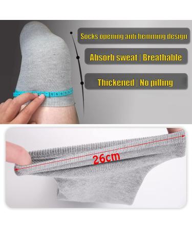 SHYEKYO 5Pcs Soft Thickened Cotton Amputee Socks for BK Stump Shrinker Compression - Amputee Care and Stump Protection - Buy Online on GoSupps.com