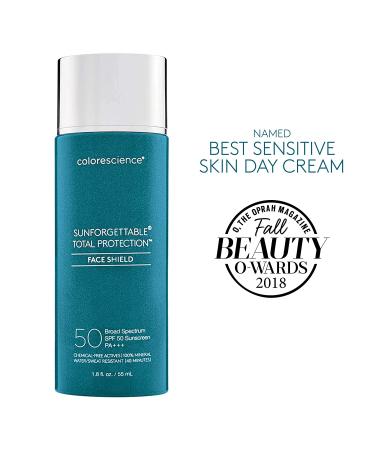Colorescience Total Protection Face Shield SPF 50 - 1.8 Fl Oz | Broad-Spectrum Sunscreen - Buy Online on GoSupps.com