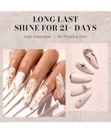 MelodySusie White Gel Nail Polish - 15ML Milky Pink Soak Off UV LED for Salon & DIY Nail Art - Perfect Gift for Women - Buy Online on GoSupps.com