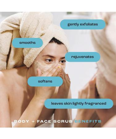 Natural Inspirations Sea Salt Citrus Exfoliating Face + Body Scrub 6oz - Buy Online on GoSupps.com