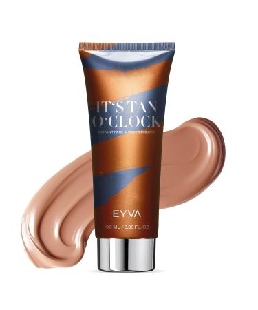 EYVA self-tanner for face & body 100 ml - with hyaluronic acid and panthenol oil-free for all skin types made in Germany - Buy Online on GoSupps.com