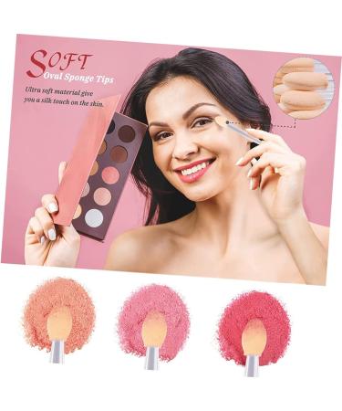 NOLITOY 50pcs Two-color Eyeshadow Brush Eye Shadow Eyeshadow Sponge Makeup Supplies Woman Tool - Buy Online on GoSupps.com