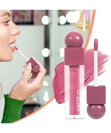 Matte Liquid Lipstick Matte Lipstick for Women - Smooth and Sweat-Resistant Lipstick - Non-Stick High-Impact Color Cup Long-Lasting Smudge-Proof Makeup - Buy Online on GoSupps.com