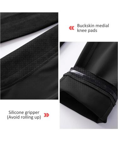 BALEAF Women's Riding Pants Equestrian Breeches Knee-Patch Tights | UPF50+ | Black - Small - Buy Online on GoSupps.com